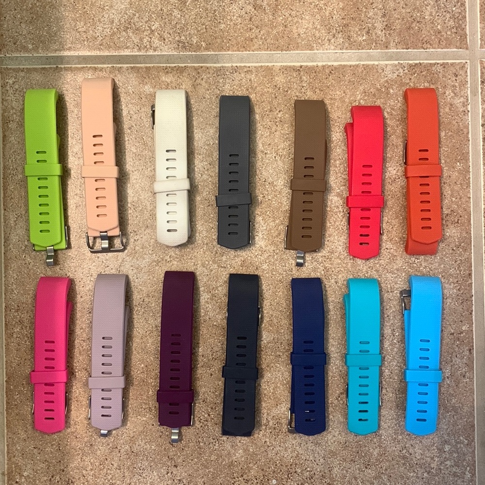 14 pack of multi color fitbit bands
